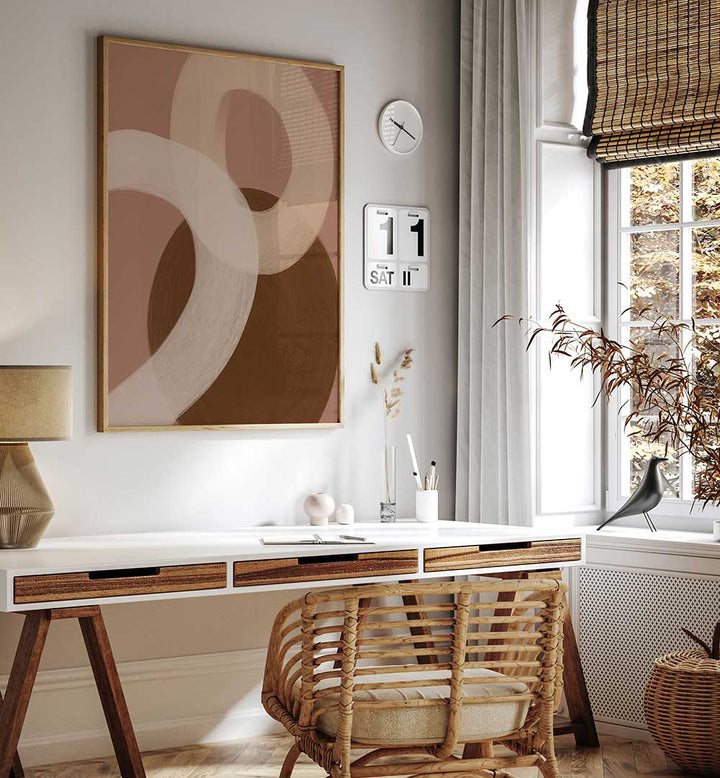 COLOUR PALETTE MOCHA MOUSSE VIII , ABSTRACT PAINTINGS