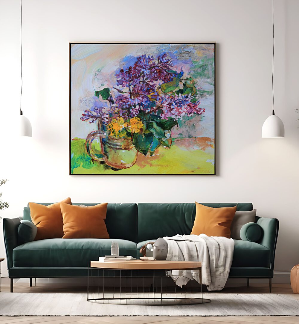 Brighten your space with SMALL LILAC, FLORAL FLOWER PAINTINGS, showcasing elegance in vibrant colors and quality craftsmanship.