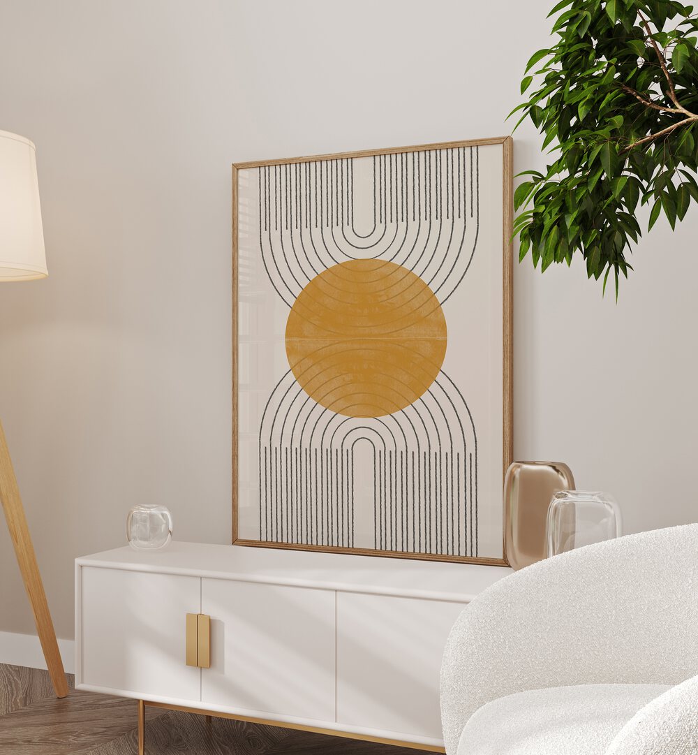 Transform your space with ARCH COMPOSITION NO I., BOHO ART PAINTINGS, blending elegance and tranquility effortlessly.