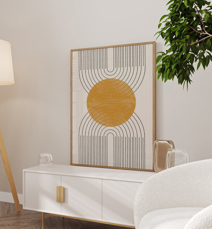 Transform your space with ARCH COMPOSITION NO I., BOHO ART PAINTINGS, blending elegance and tranquility effortlessly.
