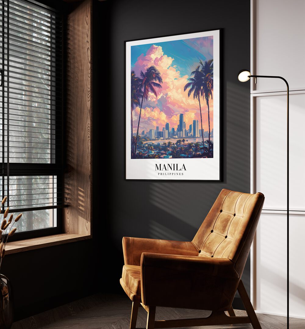 MANILA CITY - PHILIPPINES , TRAVEL POSTERS