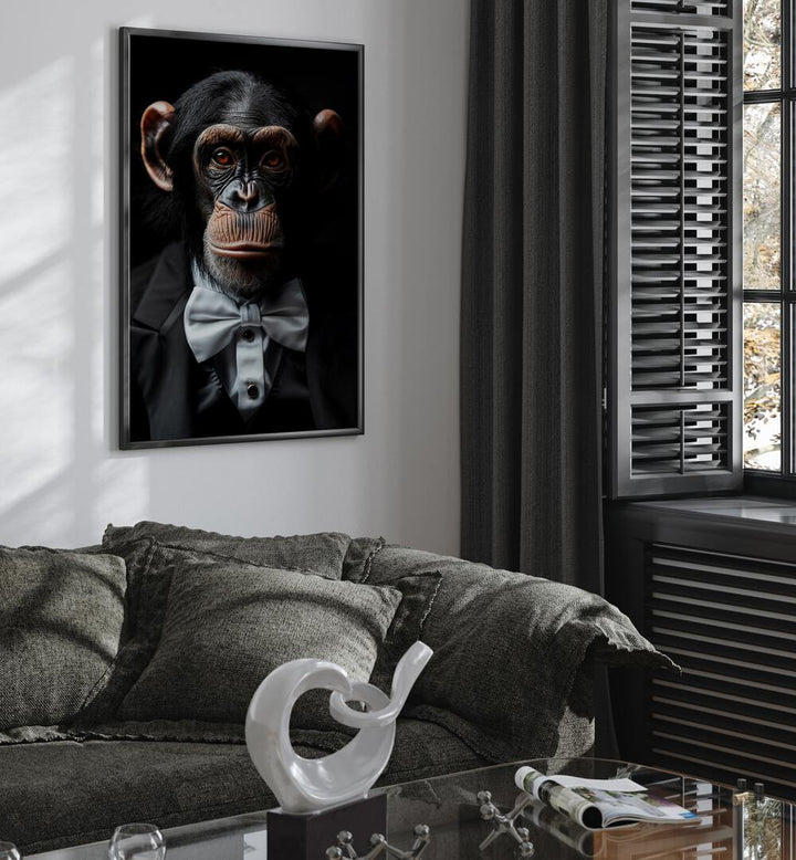 WILD SUITS - CHIMPANZEE , ANIMAL PAINTINGS