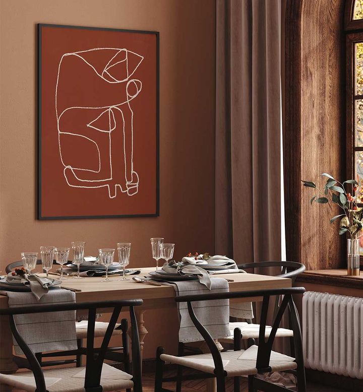 LINE ART  TERRACOTTA , LINE ART PAINTINGS