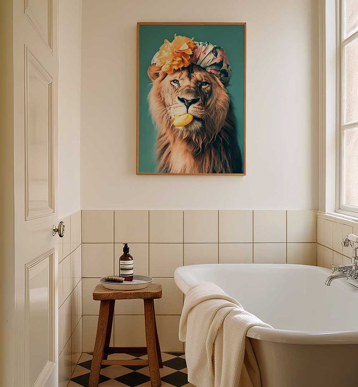 KING OF THE BATHROOM , BATHROOM ART PRINTS