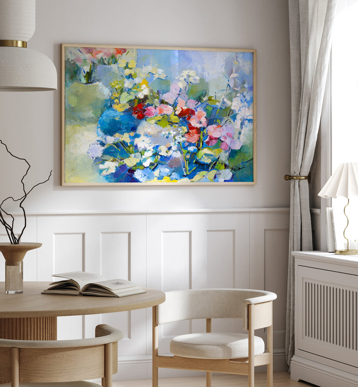 Vibrant WILDFLOWERS, ABSTRACT PAINTINGS enhance any space with a touch of nature's beauty and spring spirit.