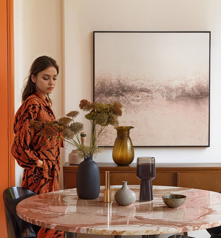 Transform your space with SNOWDREAMER LIGHT BLUSH, ABSTRACT PAINTINGS, a stunning focal point for your decor.