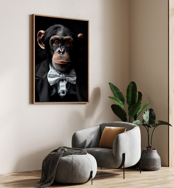 WILD SUITS - CHIMPANZEE , ANIMAL PAINTINGS
