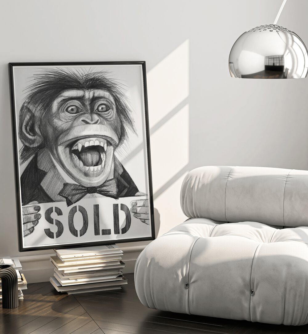 PRIMAL AUCTIONEER, COMIC POSTERS bring vibrant abstract art to life, perfect for collectors and enthusiasts.