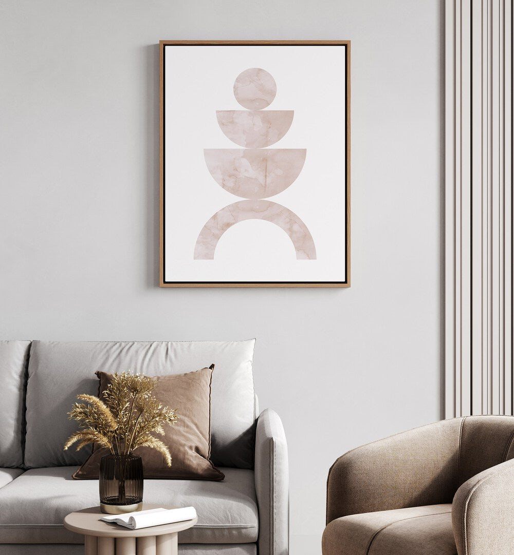 Stylish living room featuring WATERCOLORS V, BOHO ART PAINTINGS, enhancing decor with elegant, vibrant designs.