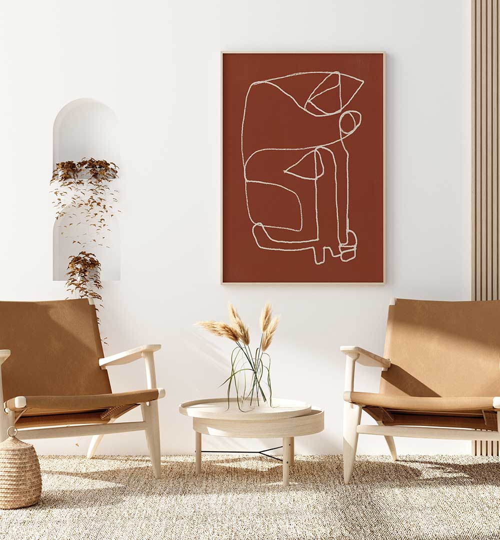 LINE ART  TERRACOTTA , LINE ART PAINTINGS