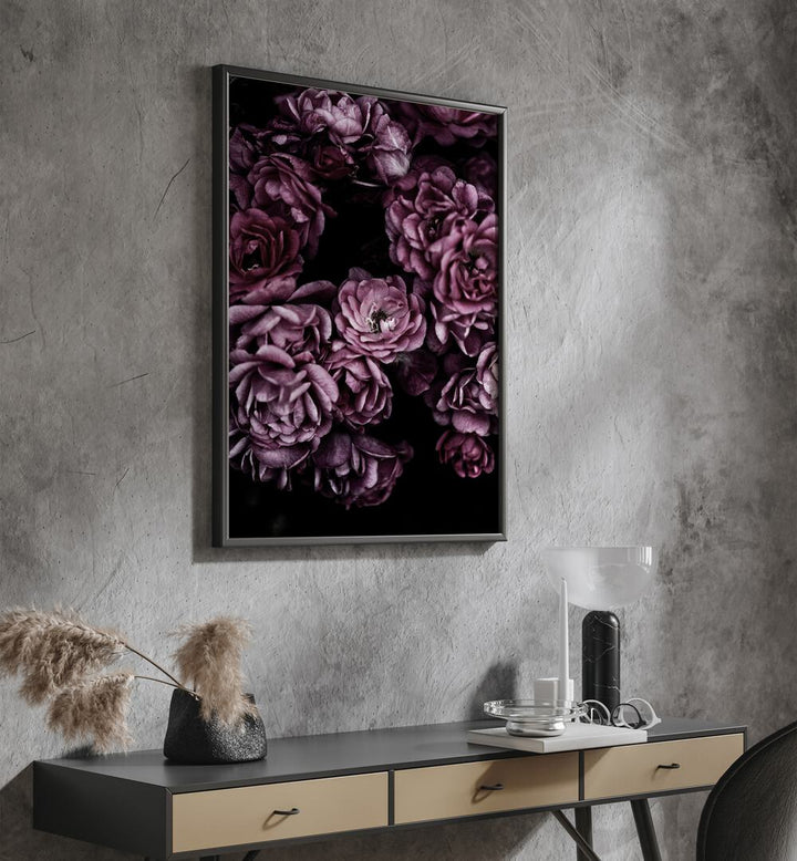 WILD ROSES BY MAREIKE BOHMER ABSTRACT ART, ABSTRACT PAINTING