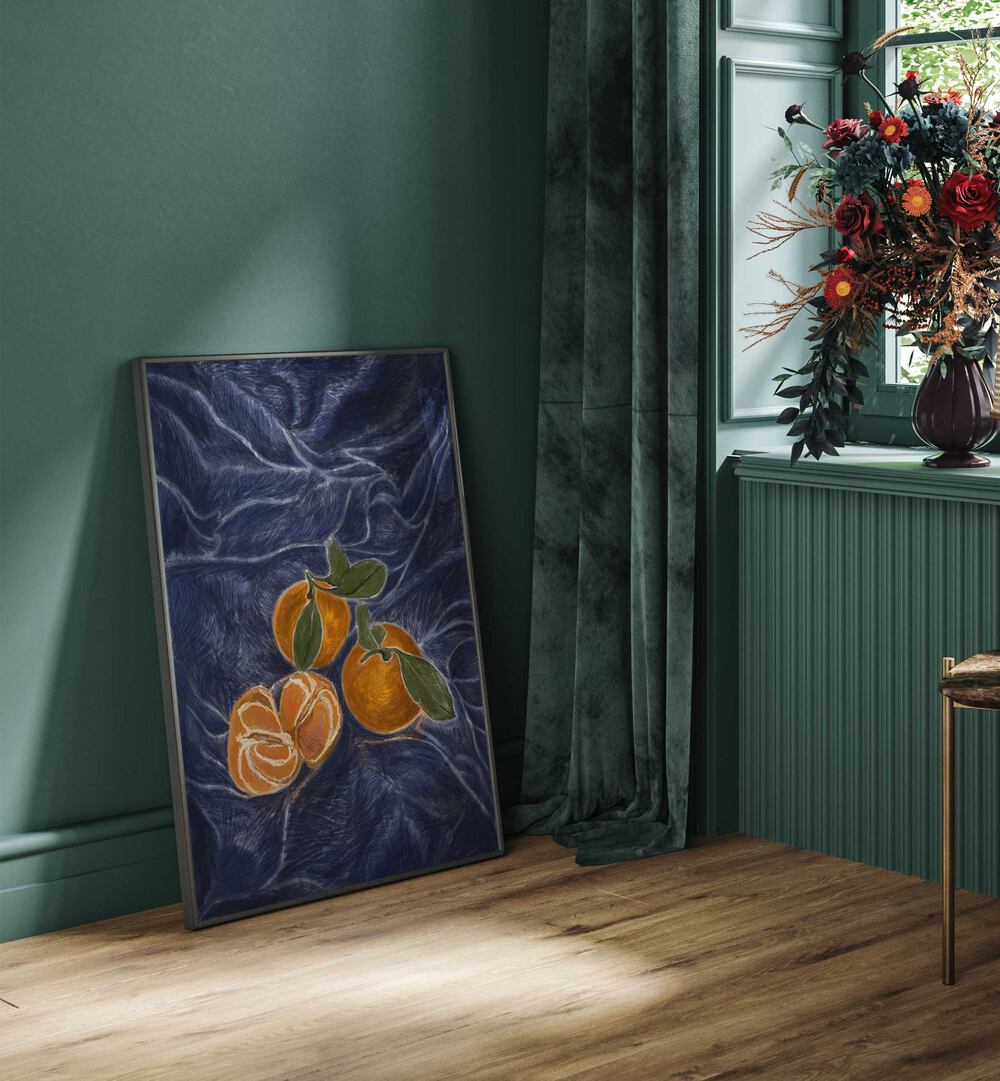 THE COLOURS ORANGE A BLUE , KITCHEN POSTERS