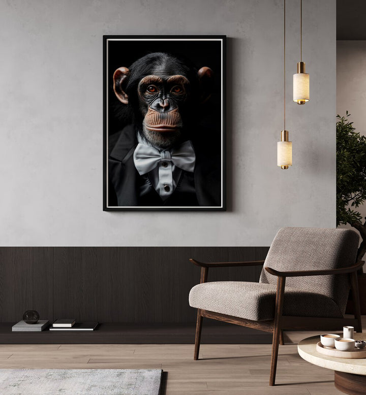 WILD SUITS - CHIMPANZEE , ANIMAL PAINTINGS