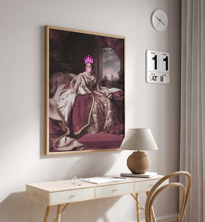 QUEEN VICTORIA BUBBLEGUM , ALTERED ART PRINTS