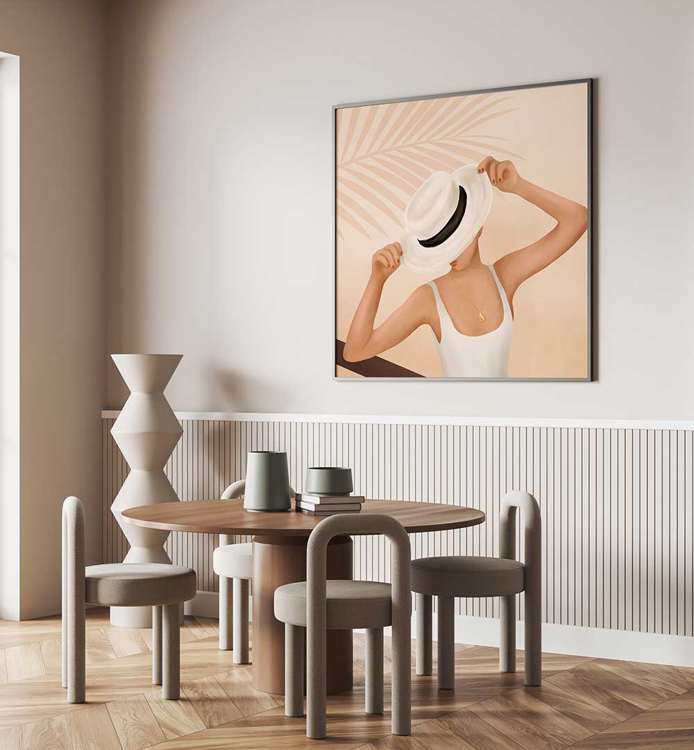 SUMMER HEAT III , BOHO ART PAINTINGS