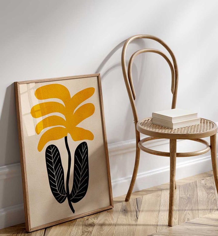 YELLOW FLORAL FLOWER , FLORAL FLOWER PAINTINGS