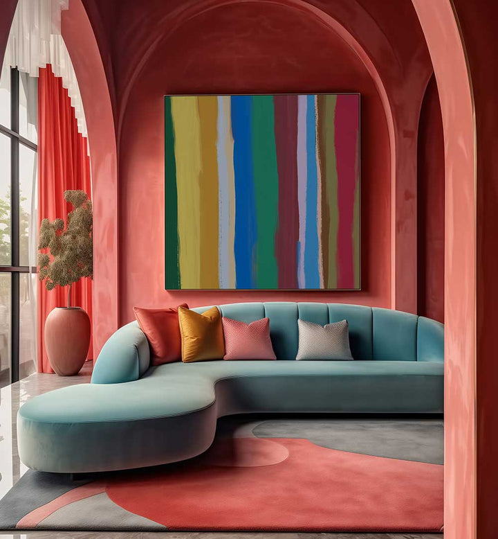 VERTICAL HUES , ABSTRACT PAINTINGS