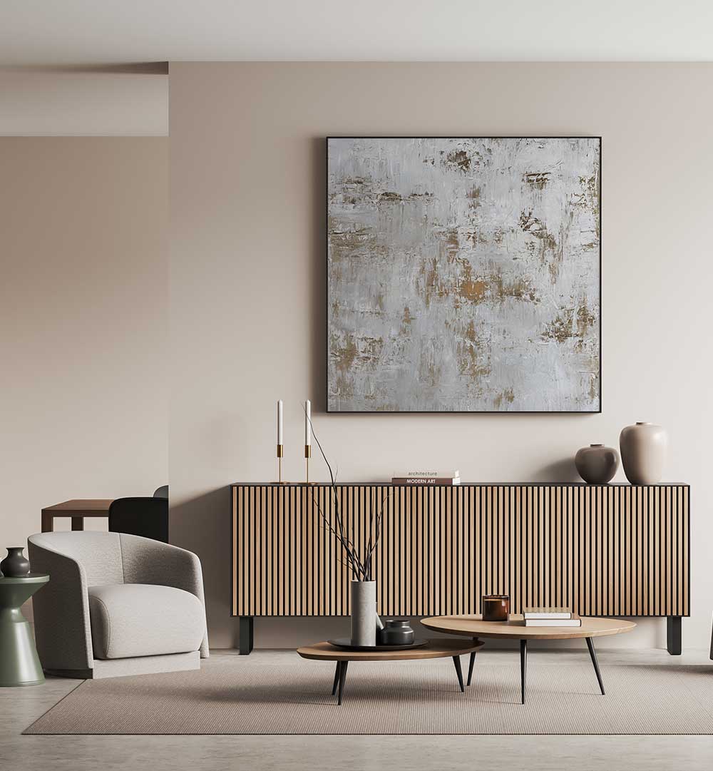 WINTER'S TOUCH , ABSTRACT PAINTINGS