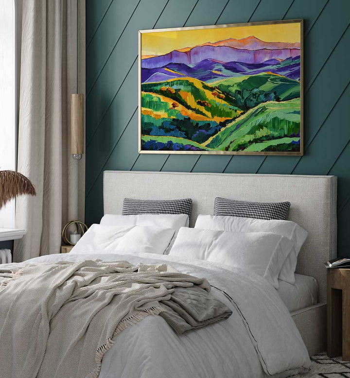 GREEN VALLEY , LANDSCAPE PAINTINGS