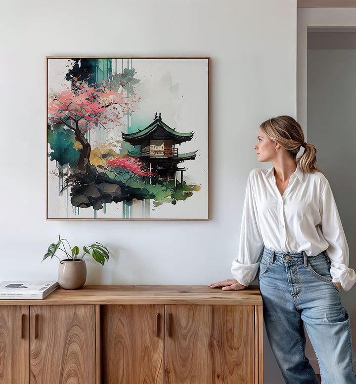 JAPAN WORLD WATERCOLOR PAINTING XIV , JAPANESE PAINTINGS