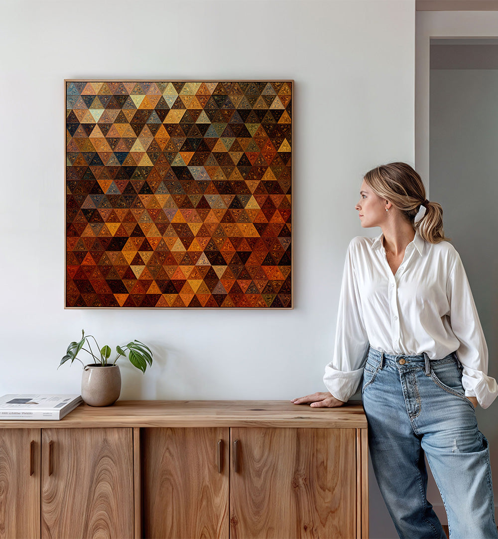 MOSAIC ENERGY ART XXXXVI , PATTERN ART PRINTS