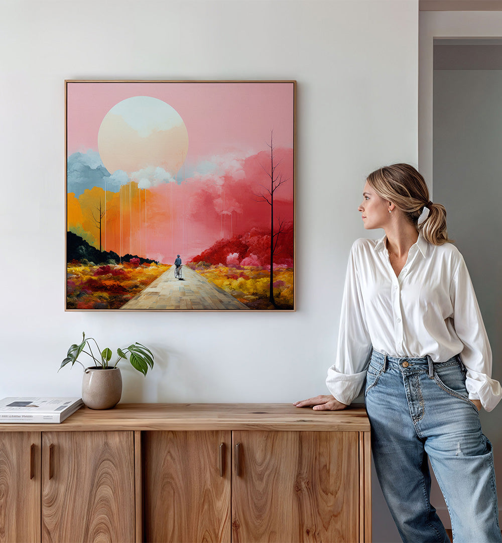 SECOND WORLD II , LANDSCAPE PAINTINGS