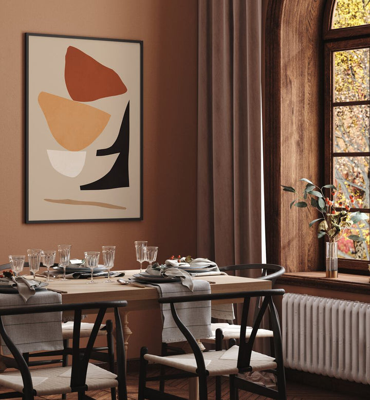 Elegant interior featuring EXPRESSIVE XI, GEOMETRIC ART PRINTS, enhancing creativity and artistry in any space.
