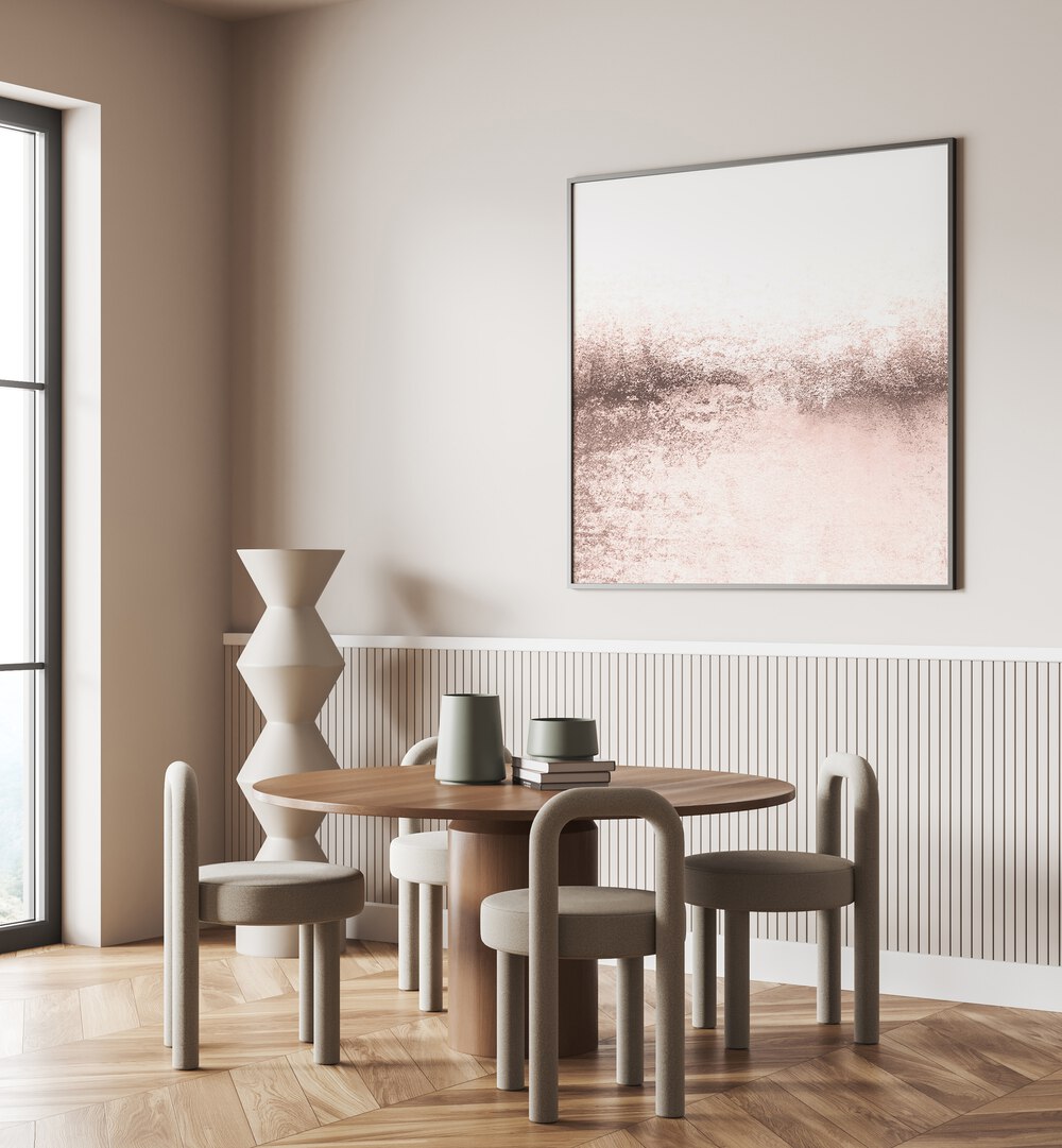 Transform your space with SNOWDREAMER LIGHT BLUSH, ABSTRACT PAINTINGS, featuring stunning colors and textures.