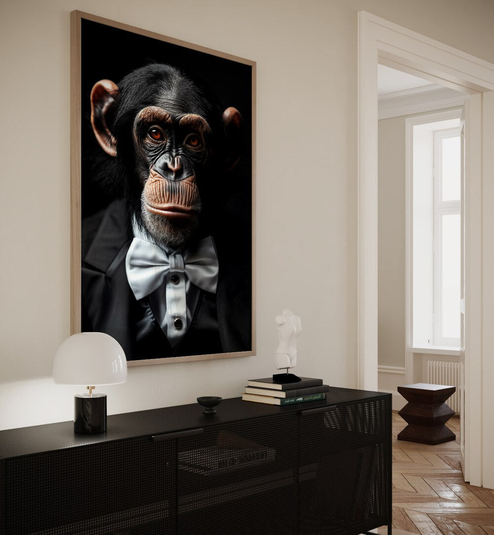 WILD SUITS - CHIMPANZEE , ANIMAL PAINTINGS