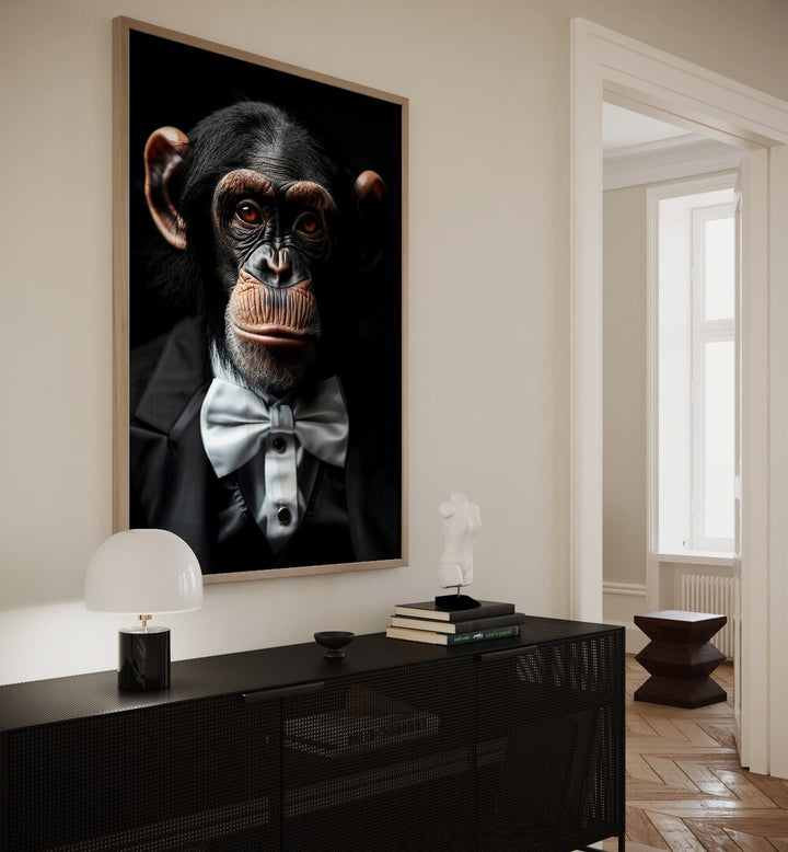 WILD SUITS - CHIMPANZEE , ANIMAL PAINTINGS