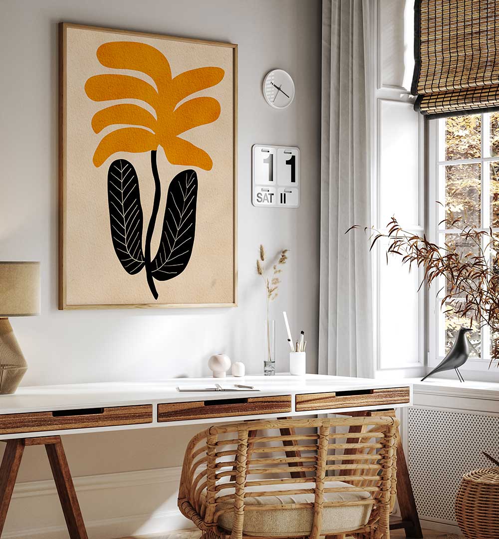 YELLOW FLORAL FLOWER , FLORAL FLOWER PAINTINGS