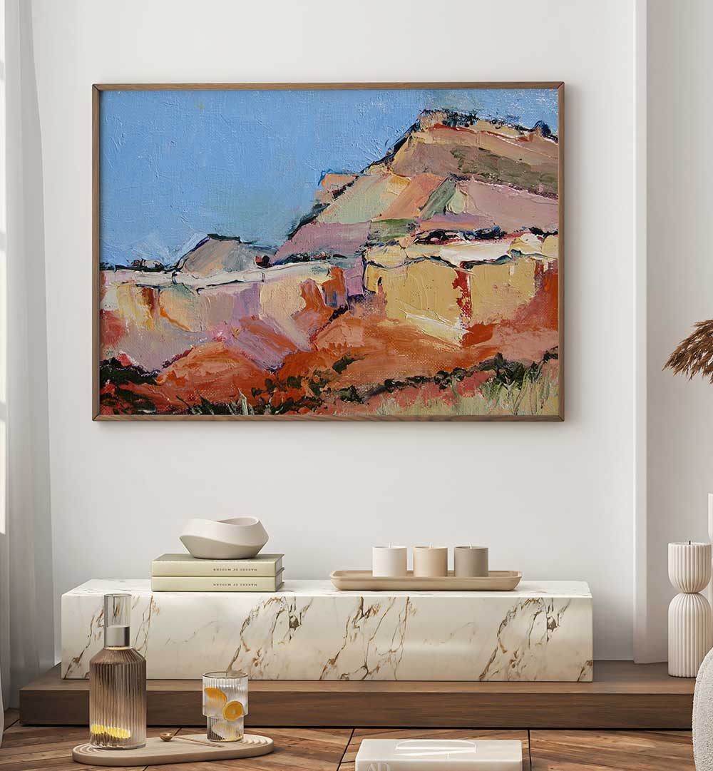 GHOST RANCH MORNING , LANDSCAPE PAINTINGS