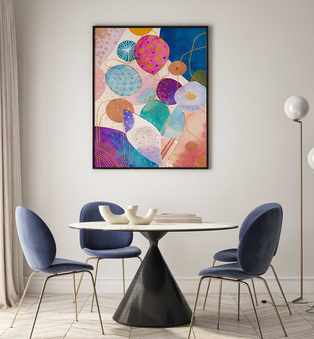 BALLOONS FOR NINO , ABSTRACT PAINTINGS