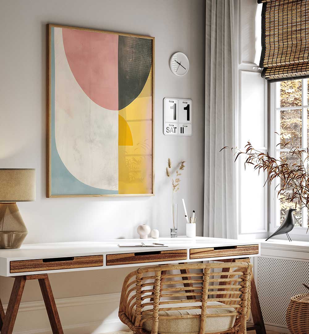 SCANDINAVIAN ART , GEOMETRIC ART PRINTS