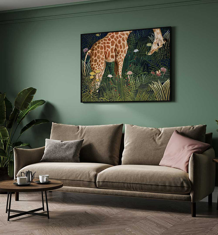 TALES OF GIRAFFES , ANIMAL PAINTINGS