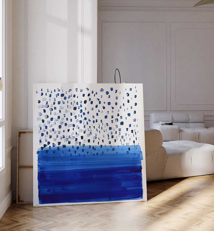 UNDER THE BLUE RAIN IS SEA , ABSTRACT PAINTINGS