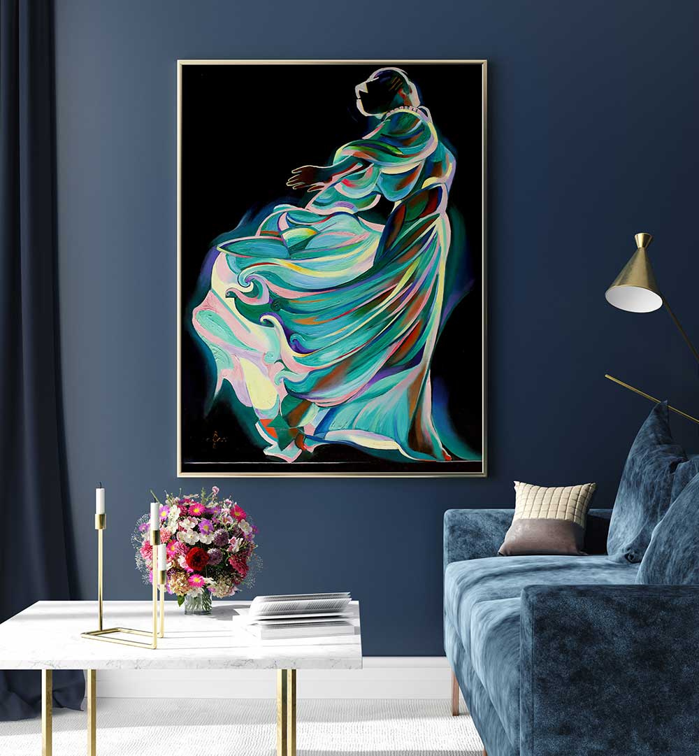 DEPICTION OF A DANCER , PORTRAITS & FIGURATIVE ILLUSTRATIONS