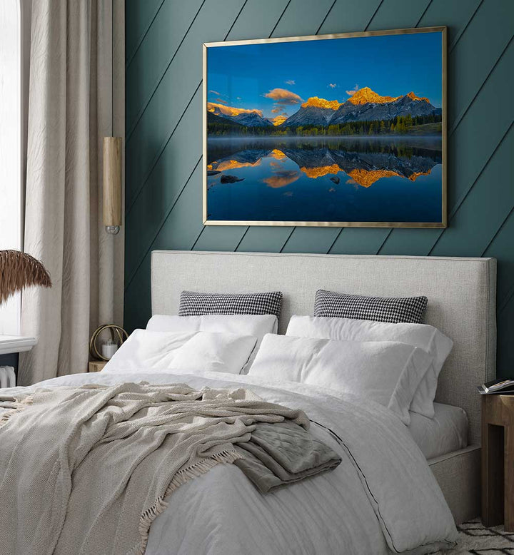 A PERFECT MORNING IN CANADIAN ROCKIES , PHOTOGRAPHY PRINTS