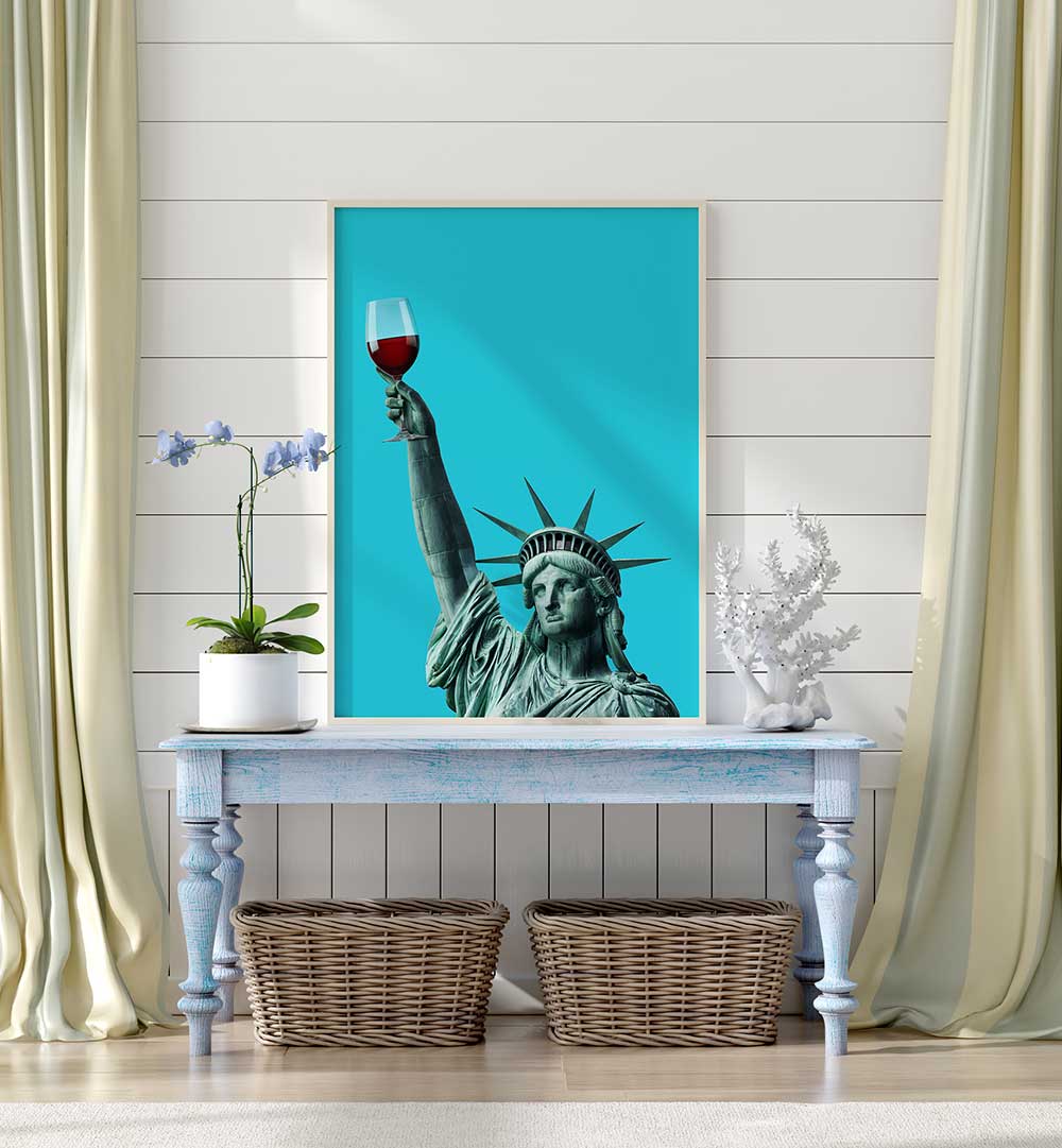 LIBERTY OF DRINKING III , ALTERED ART PRINTS
