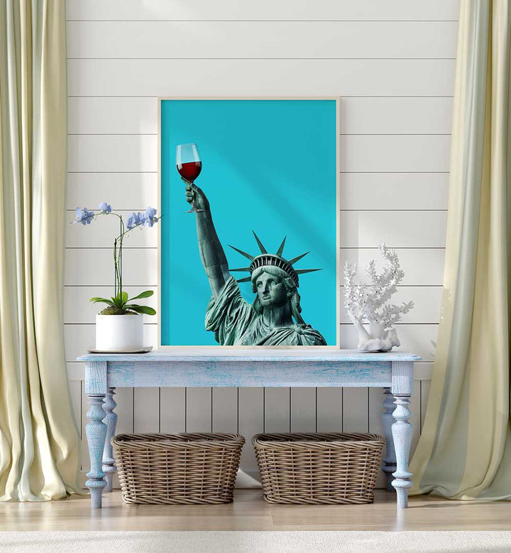LIBERTY OF DRINKING III , ALTERED ART PRINTS