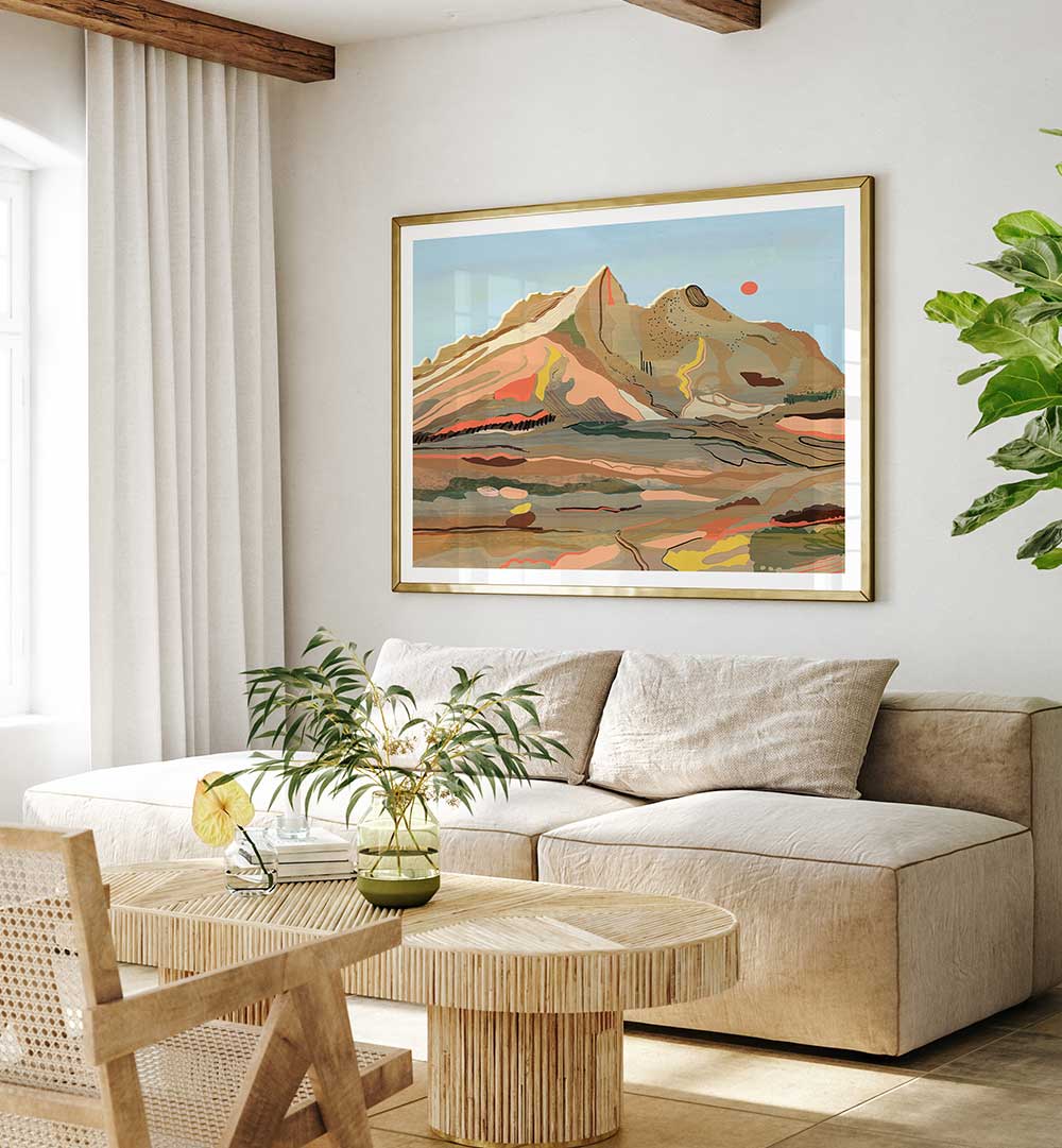 ABSTRACT SHELL SANDS , LANDSCAPE PAINTINGS