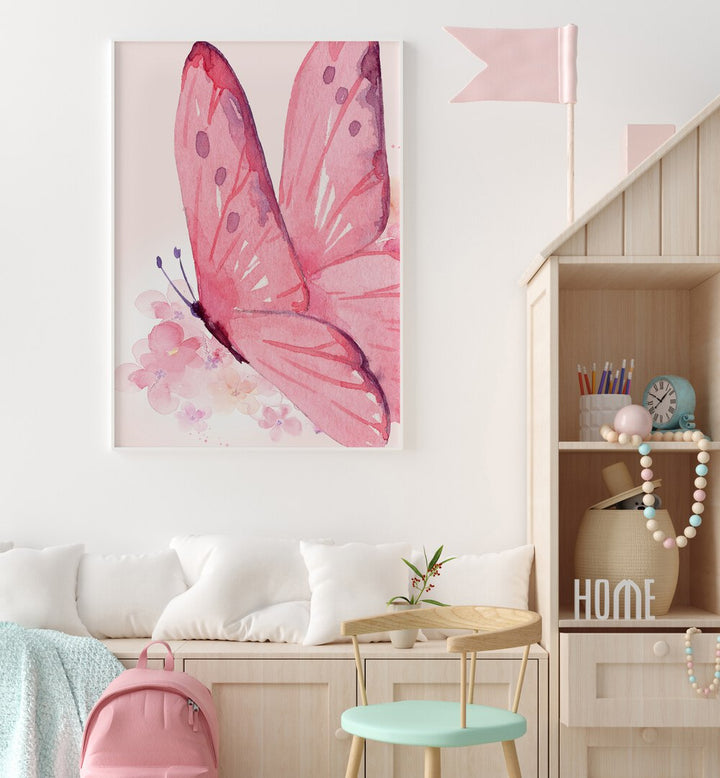 Delicate PI, Kids Room Paintings bring charm and creativity to your child's space with vibrant butterfly art.
