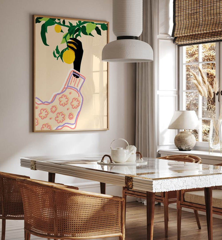 Brighten your space with CITRUS TOUCH, KITCHEN POSTERS featuring vibrant citrus art and refreshing designs.