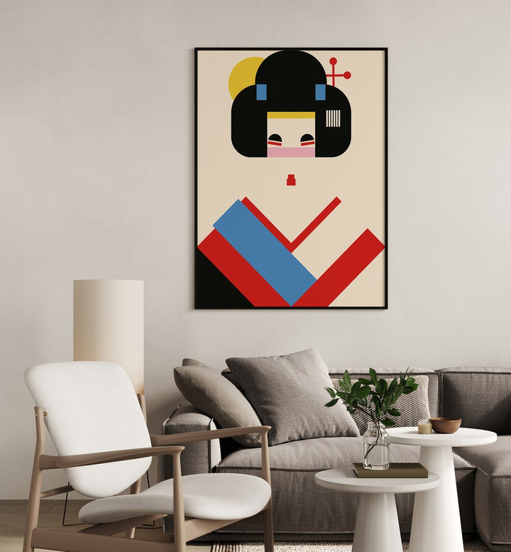 Timeless elegance of JAPANESE LADY II, a striking addition to our JAPANESE PAINTINGS collection, enhancing your decor.
