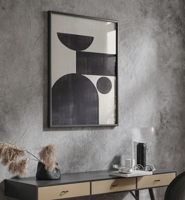 Stylish SHAPE STUDY II, GEOMETRIC ART PRINTS by The Miuus Studio, enhancing modern decor with artistic elegance.