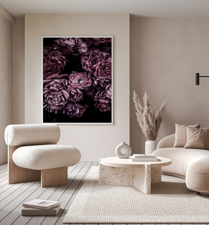 WILD ROSES BY MAREIKE BOHMER ABSTRACT ART, ABSTRACT PAINTING