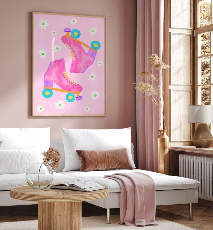 ROLLER SKATES , KIDS ROOM PAINTINGS