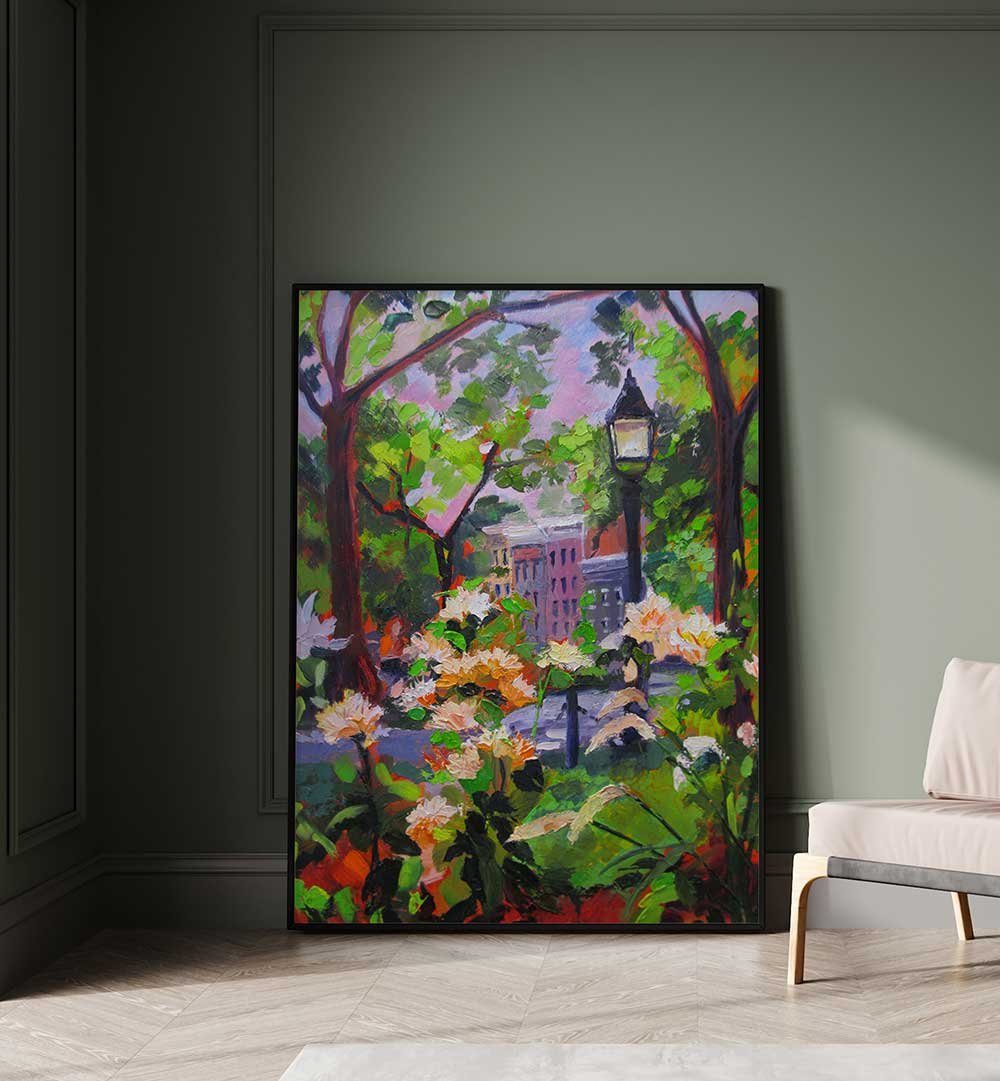 ABBINGTON SQUARE , LANDSCAPE PAINTINGS