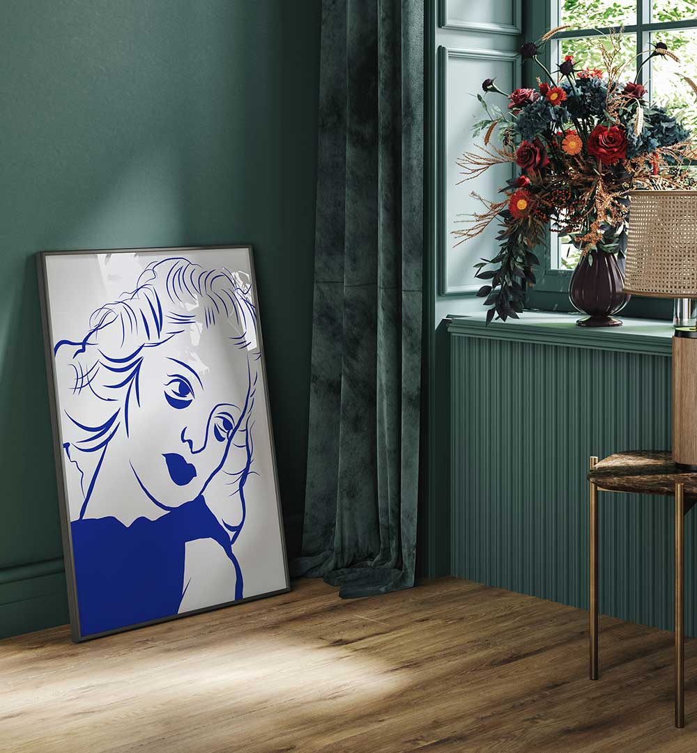 WOMAN FACE , PORTRAITS & FIGURATIVE ILLUSTRATIONS