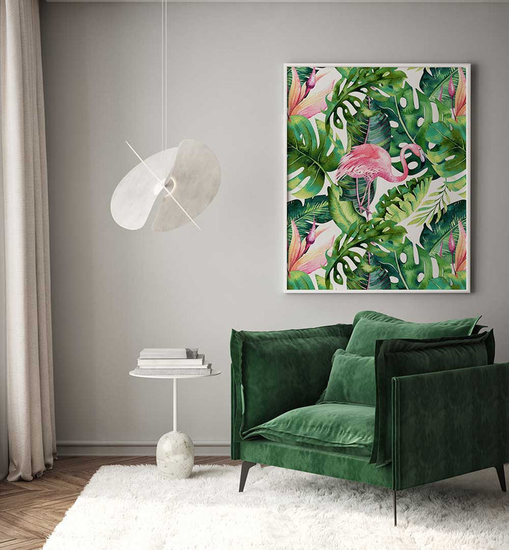 FLAMINGO TROPICAL , ANIMAL PAINTINGS